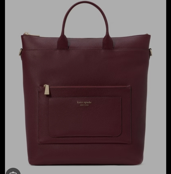 Kate Spade Convertible Walker Backpack Cherry Juice - Picture 16 of 16